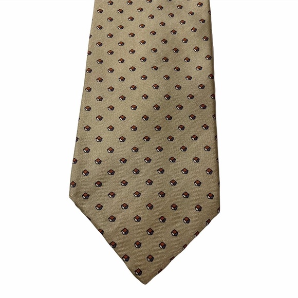 Christian Dior Monsieur Silk Geometric Vintage Tie Necktie OS - Picture 5 of 8